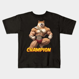 Champion Doge Kids T-Shirt